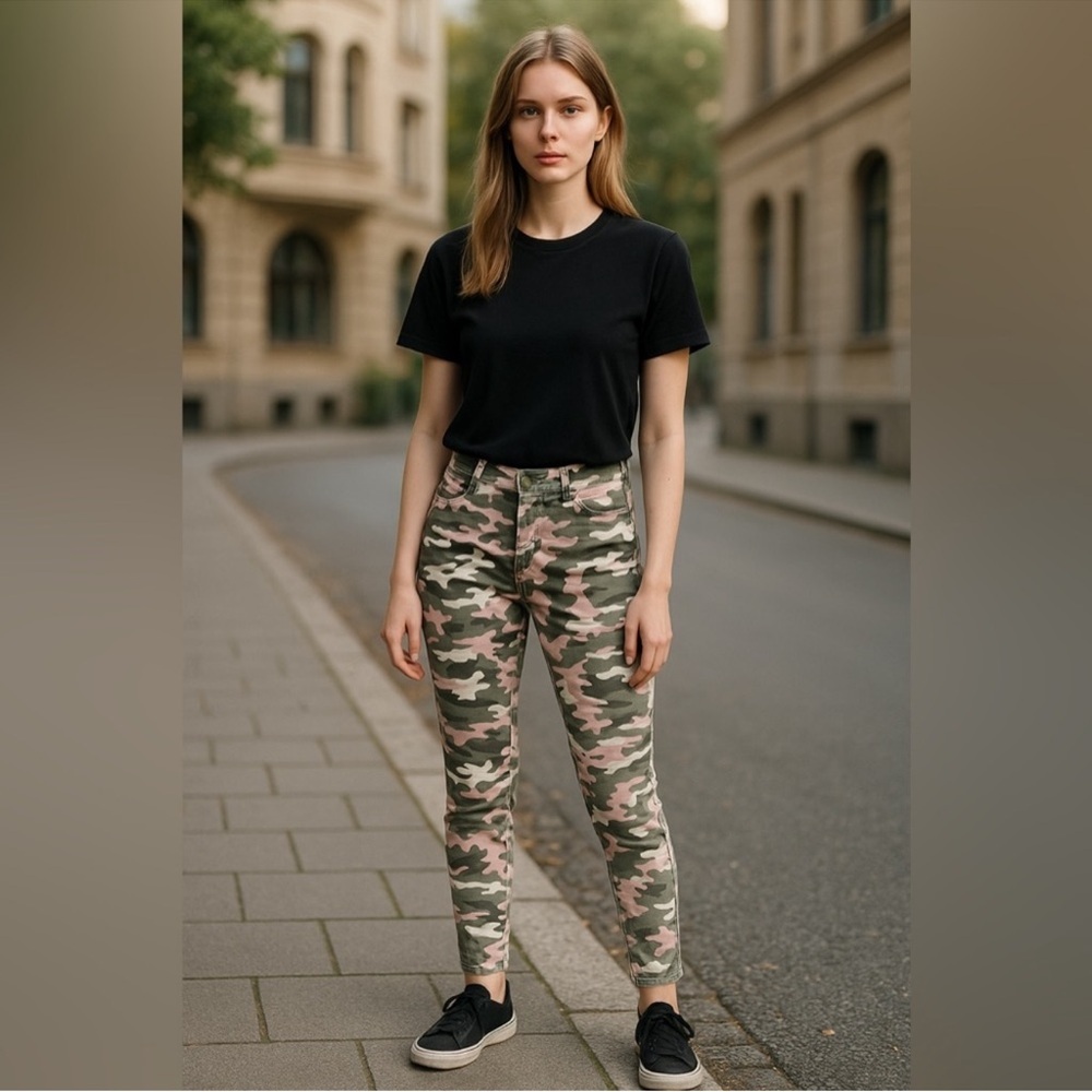 Levi's High Rise - Skinny Camouflage Jeans